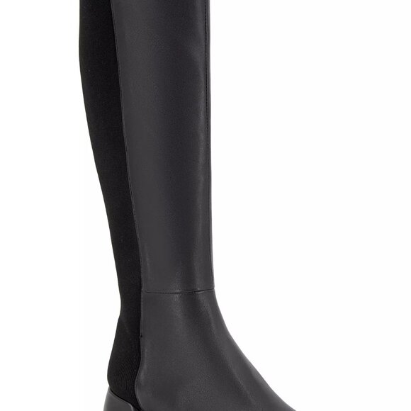 Kenneth Cole Gentle Souls, Emily Tall Leather Elastic Boot in BLACK LEATHER ,NIB - Picture 1 of 5